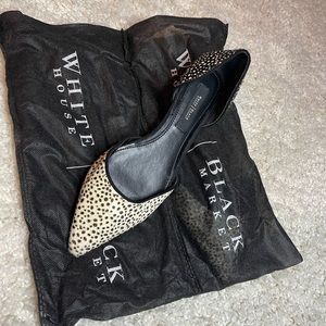 White House Black Market Printed Flats